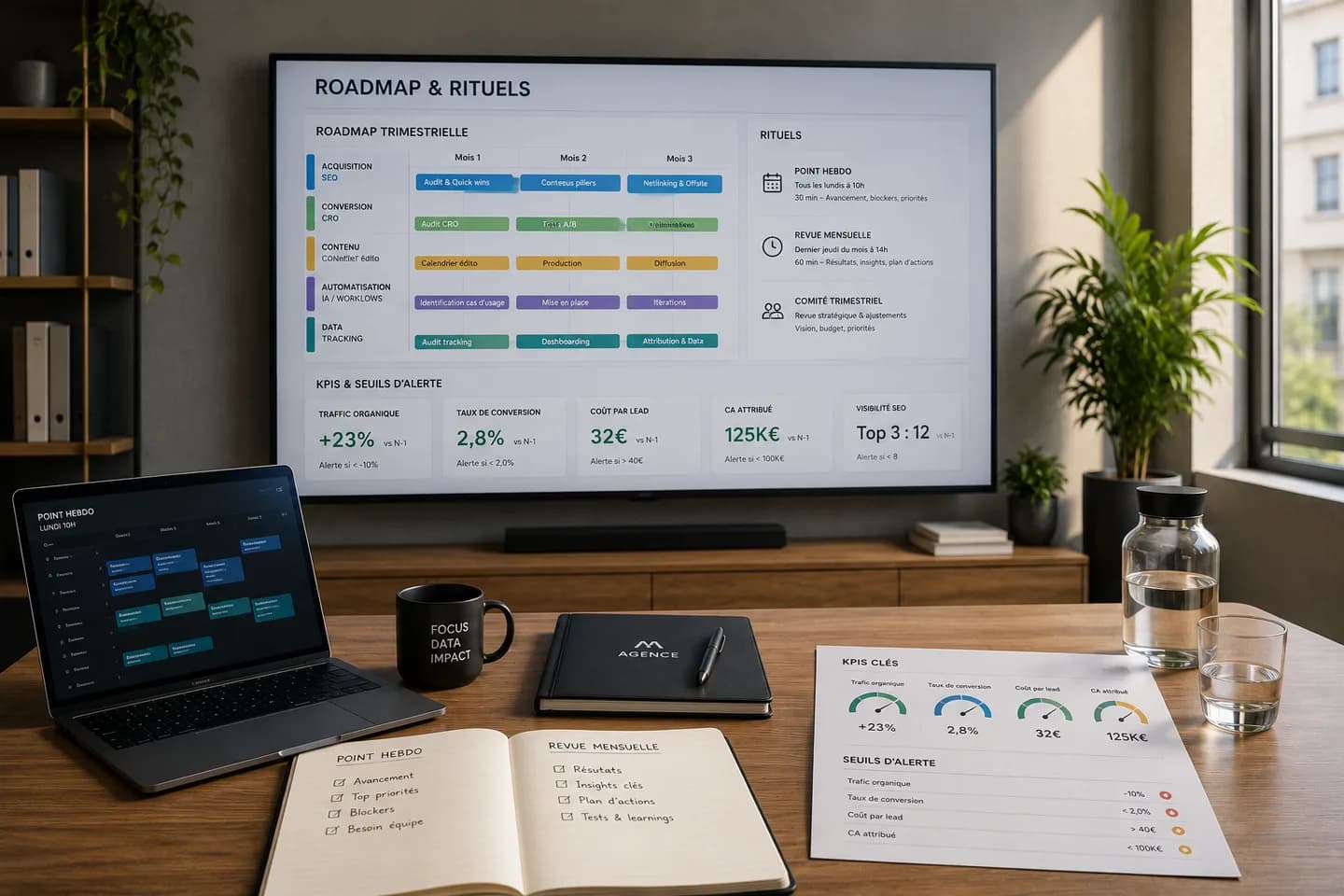 Roadmap et rituels marketing