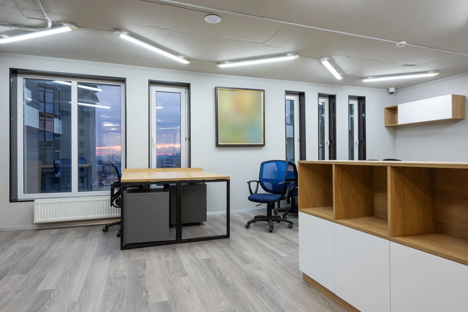 Agence immobilière, bureau et accueil