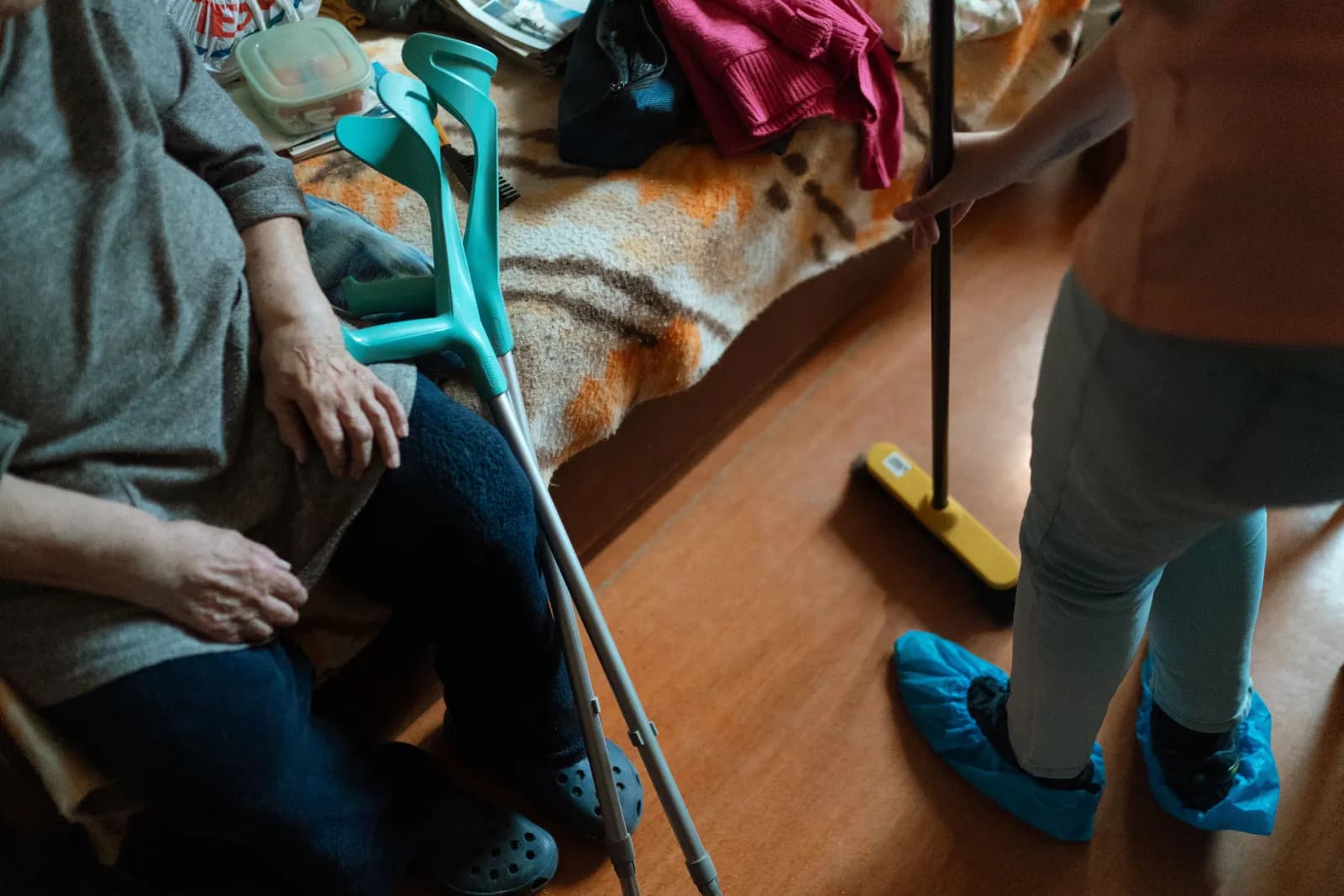 Aide à domicile auprès d'une personne âgée