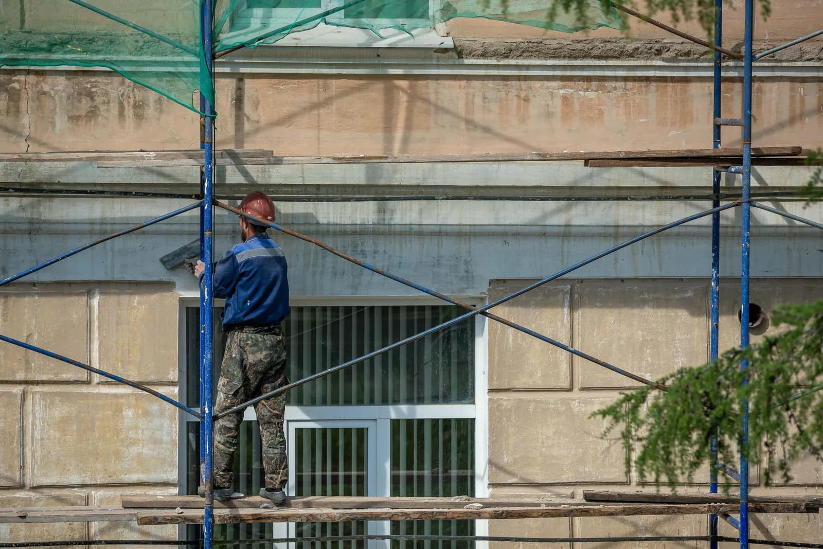 Renovation site run by a general contractor