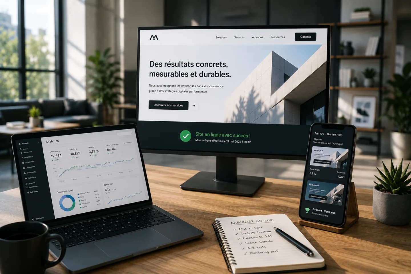 Go-live et optimisation de performance