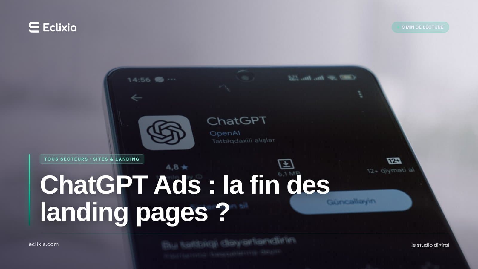 ChatGPT va remplacer vos landing pages : la pub qui lance un agent IA - ChatGPT Ads : la fin des landing pages ?