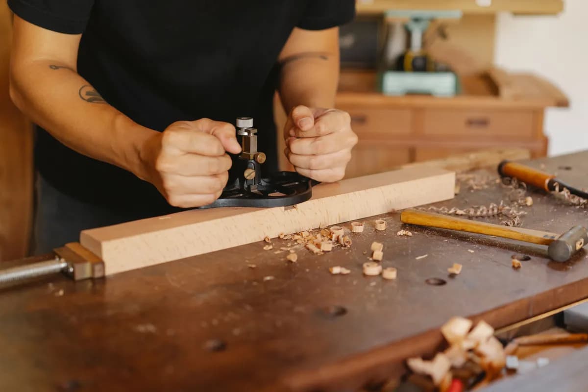 Atelier de menuiserie