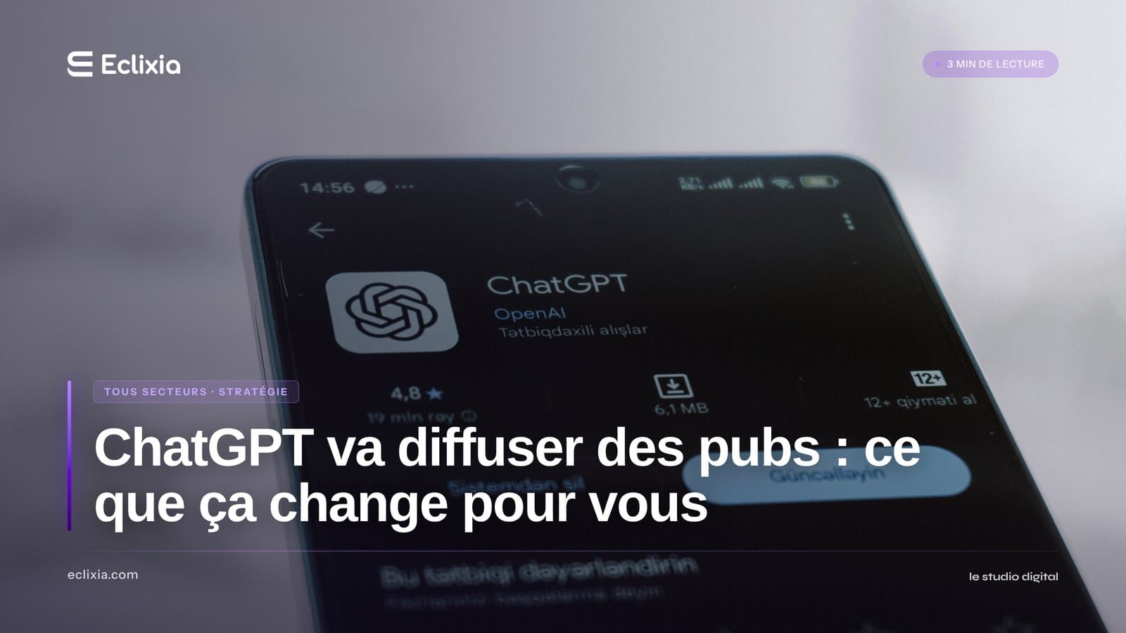 ChatGPT va diffuser des pubs : la fin du clic tel qu'on le connaît ? - ChatGPT va diffuser des pubs : ce que ça change pour vous