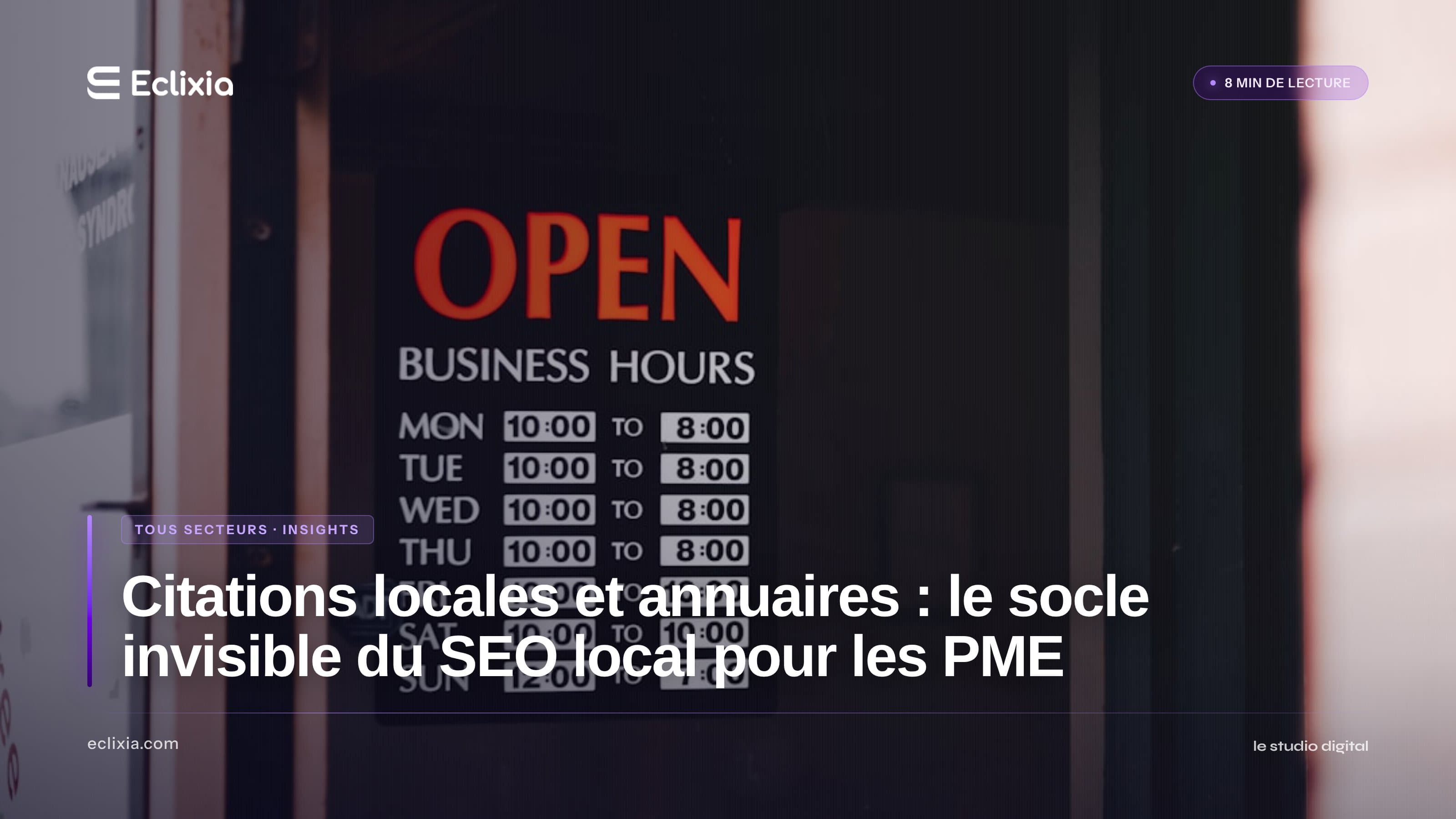 Citations locales et annuaires : le socle invisible du SEO local pour les PME - Citations locales et annuaires : le socle invisible du SEO local pour les PME