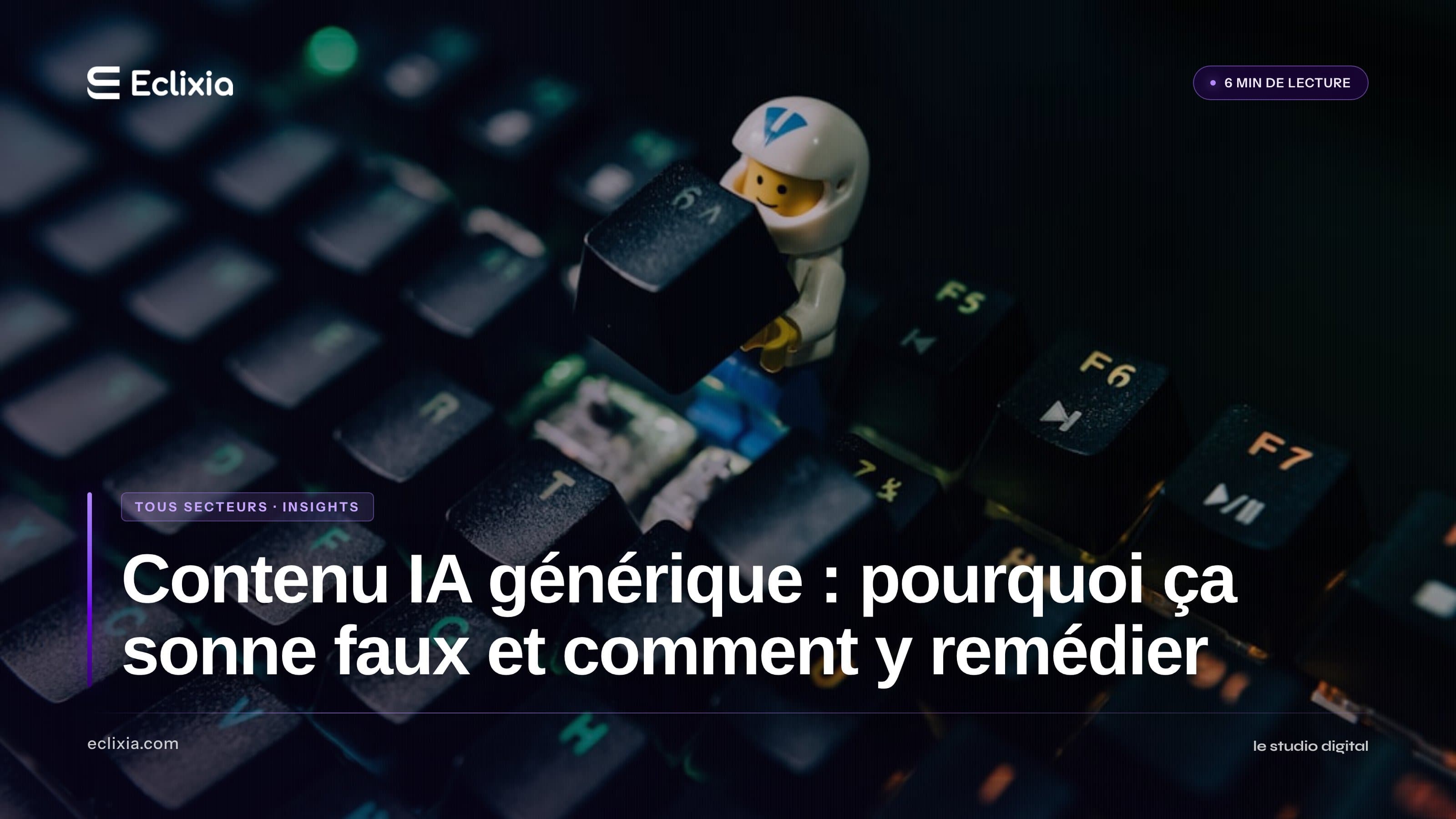 Contenu IA générique : pourquoi ça sonne faux et comment y remédier - Contenu IA générique : pourquoi ça sonne faux et comment y remédier