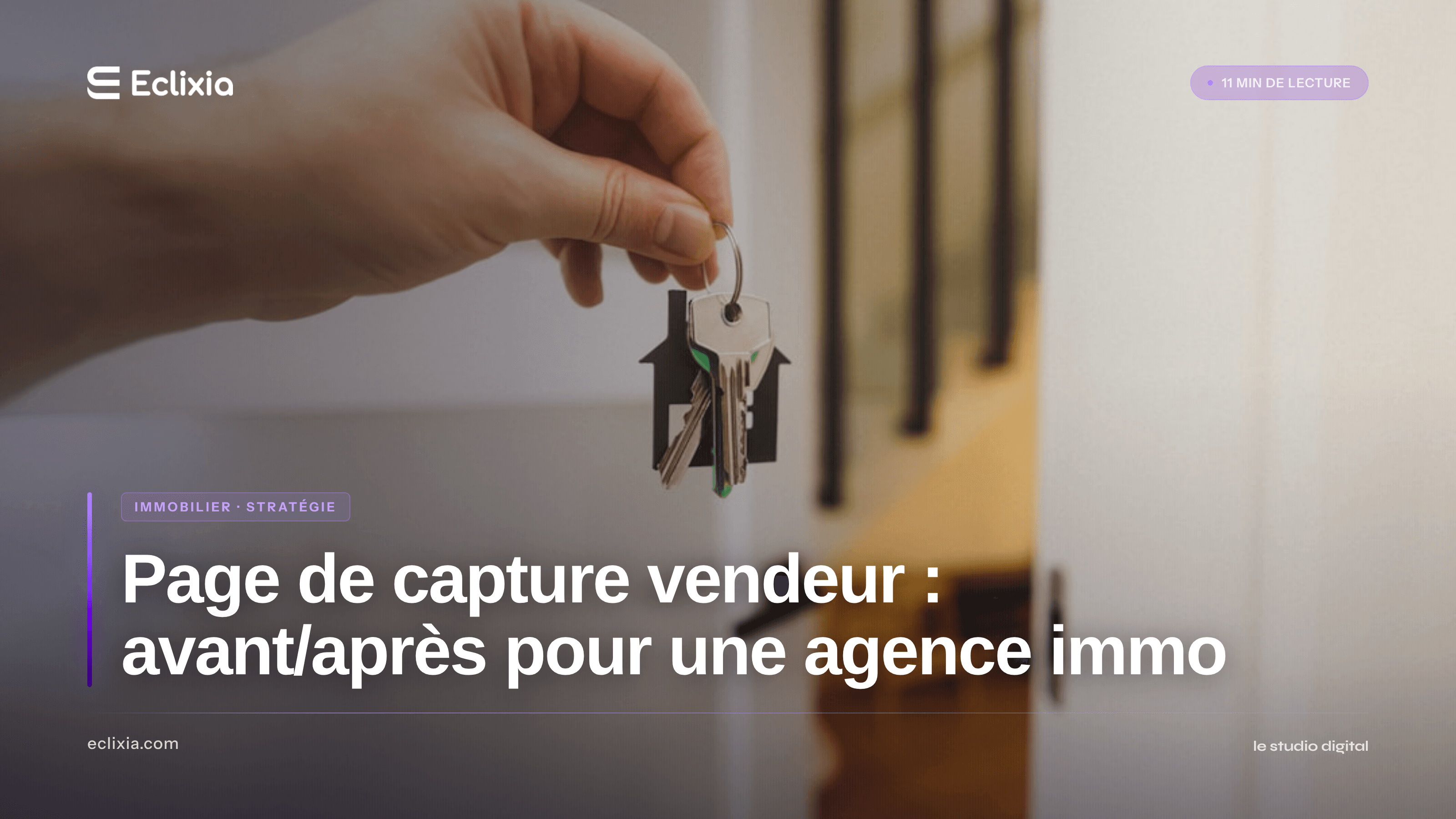 page de capture vendeur agence immobilière exemple avant après - Page de capture vendeur : avant/après pour une agence immo