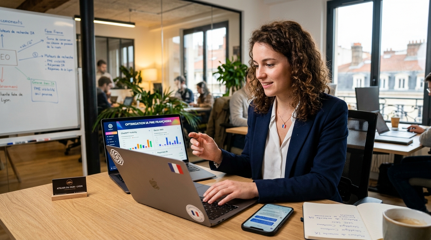 optimisation IA moteurs de recherche PME - Optimisation IA moteurs de recherche : comment les PME françaises peuvent exister dans les réponses de ChatGPT et Gemini