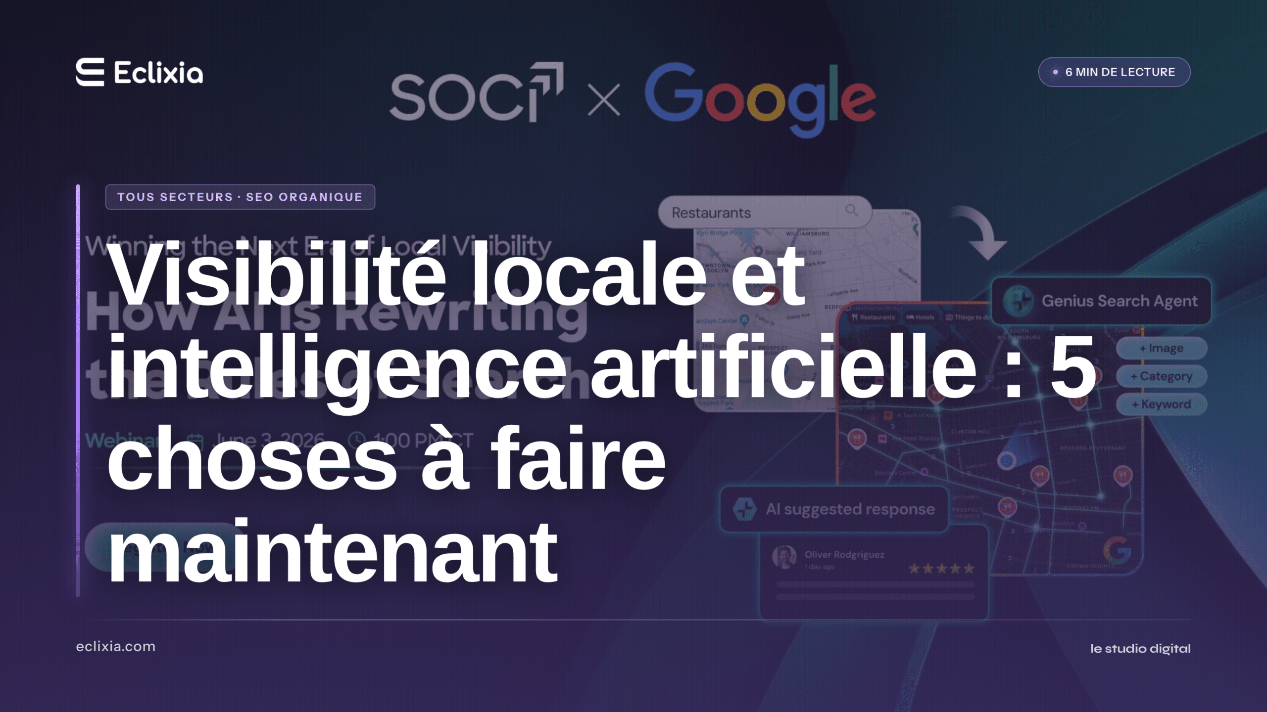 visibilité locale intelligence artificielle - Visibilité locale et intelligence artificielle : 5 choses à faire maintenant